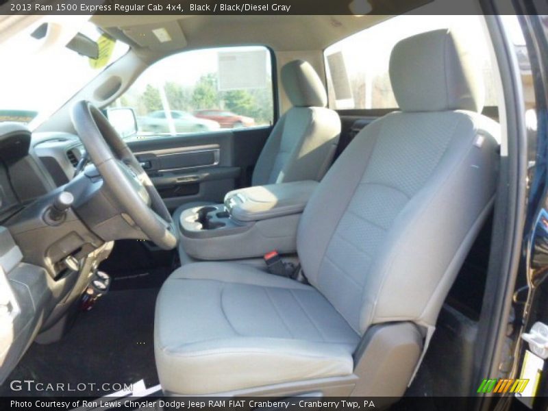 Black / Black/Diesel Gray 2013 Ram 1500 Express Regular Cab 4x4