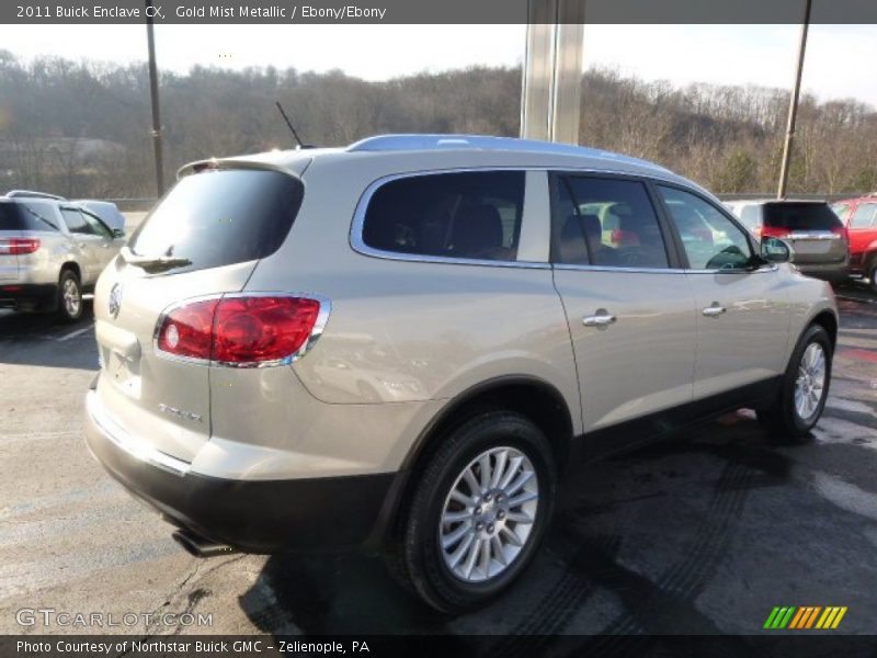 Gold Mist Metallic / Ebony/Ebony 2011 Buick Enclave CX