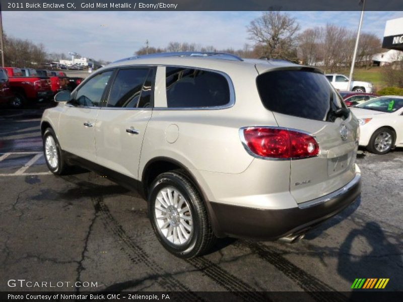 Gold Mist Metallic / Ebony/Ebony 2011 Buick Enclave CX