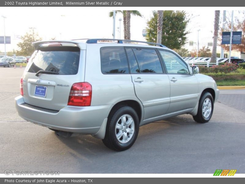 Millennium Silver Metallic / Gray 2002 Toyota Highlander Limited