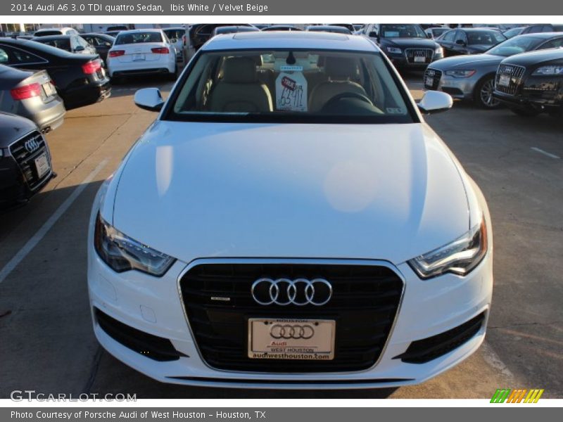 Ibis White / Velvet Beige 2014 Audi A6 3.0 TDI quattro Sedan
