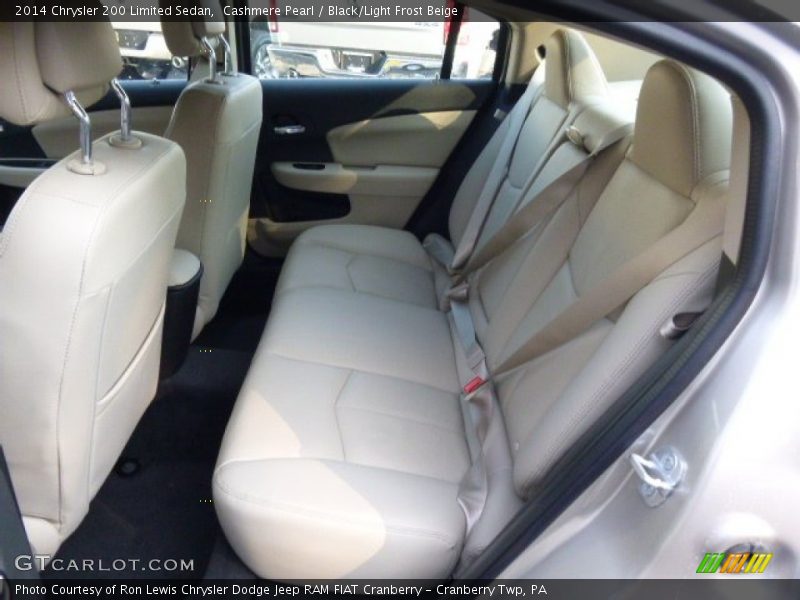 Cashmere Pearl / Black/Light Frost Beige 2014 Chrysler 200 Limited Sedan