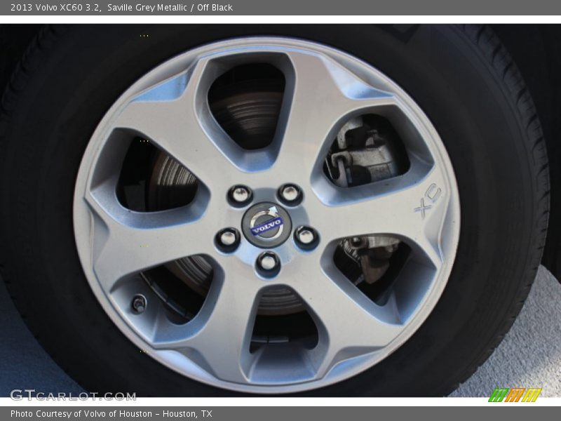 Saville Grey Metallic / Off Black 2013 Volvo XC60 3.2