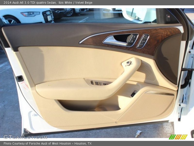 Ibis White / Velvet Beige 2014 Audi A6 3.0 TDI quattro Sedan