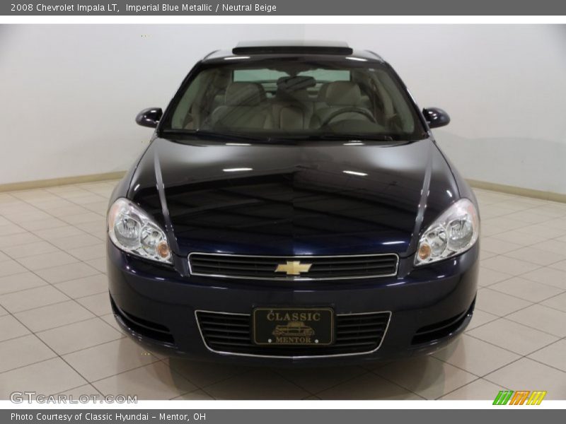 Imperial Blue Metallic / Neutral Beige 2008 Chevrolet Impala LT