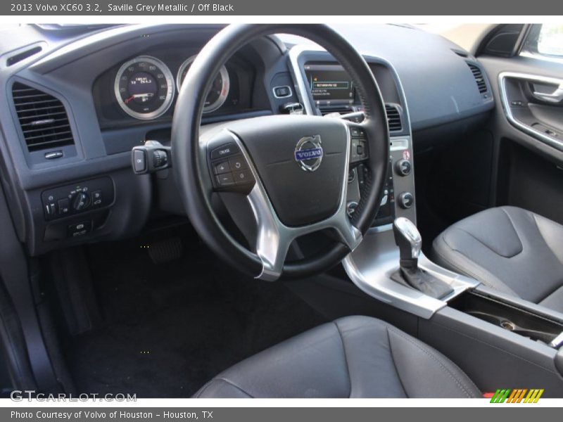 Saville Grey Metallic / Off Black 2013 Volvo XC60 3.2