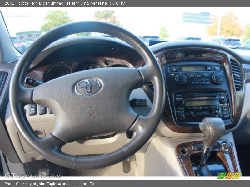 Millennium Silver Metallic / Gray 2002 Toyota Highlander Limited