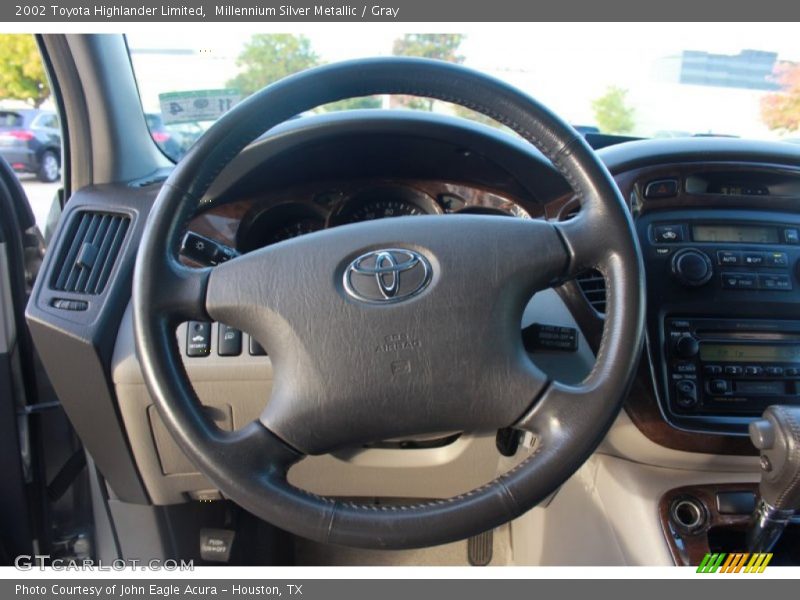 Millennium Silver Metallic / Gray 2002 Toyota Highlander Limited