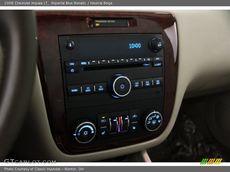 Imperial Blue Metallic / Neutral Beige 2008 Chevrolet Impala LT