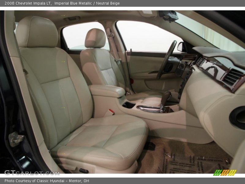 Imperial Blue Metallic / Neutral Beige 2008 Chevrolet Impala LT