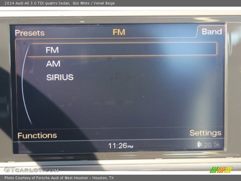 Ibis White / Velvet Beige 2014 Audi A6 3.0 TDI quattro Sedan