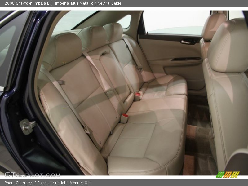 Imperial Blue Metallic / Neutral Beige 2008 Chevrolet Impala LT