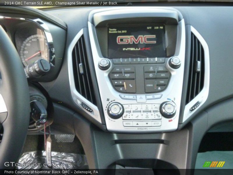 Champagne Silver Metallic / Jet Black 2014 GMC Terrain SLE AWD
