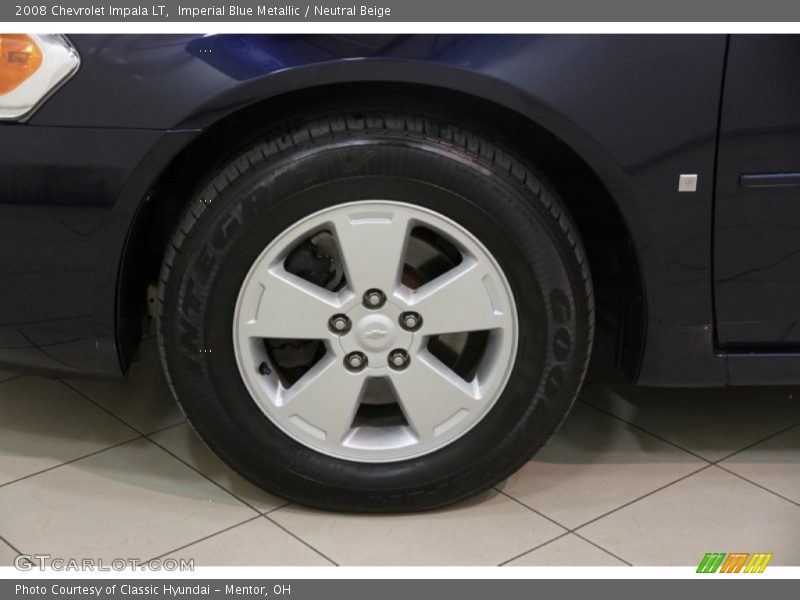 Imperial Blue Metallic / Neutral Beige 2008 Chevrolet Impala LT