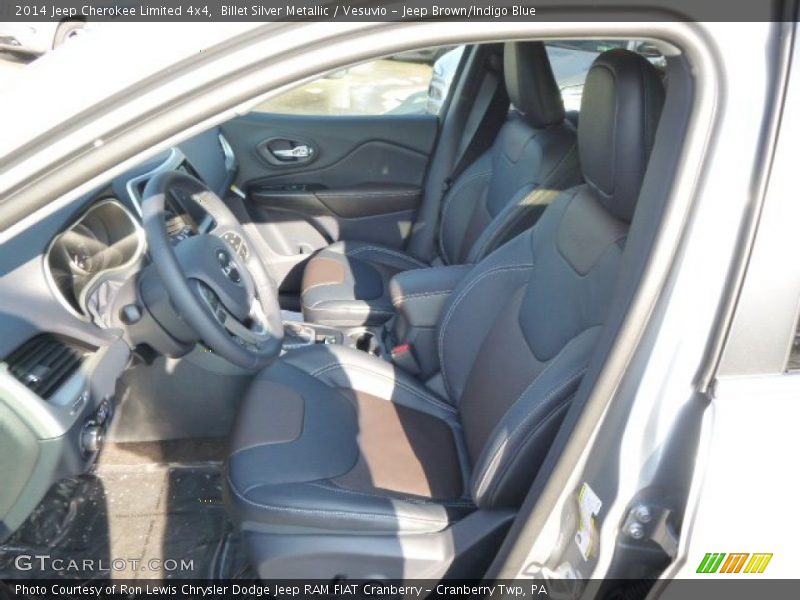 Front Seat of 2014 Cherokee Limited 4x4