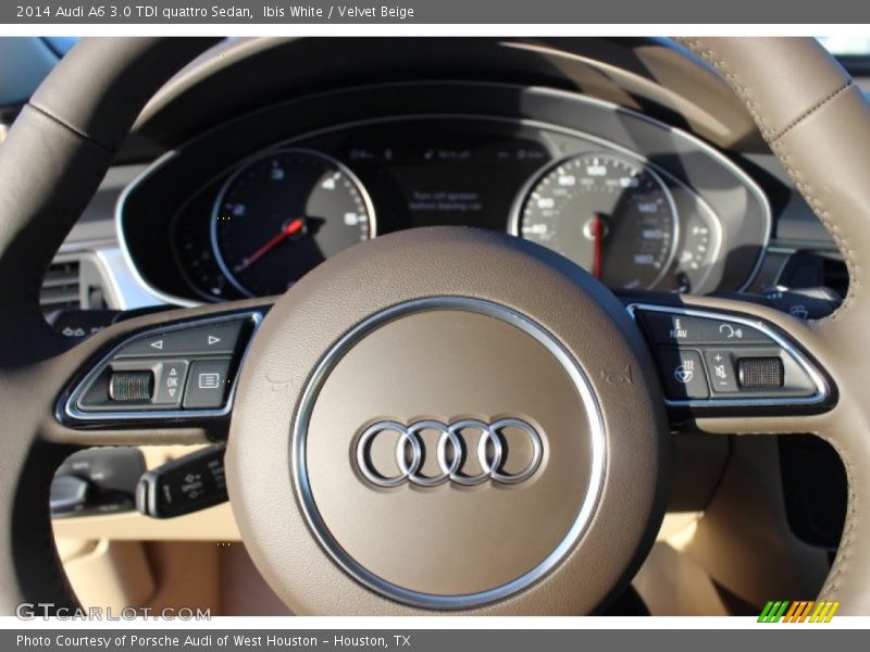 Ibis White / Velvet Beige 2014 Audi A6 3.0 TDI quattro Sedan