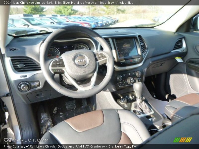 Vesuvio - Jeep Brown/Indigo Blue Interior - 2014 Cherokee Limited 4x4 