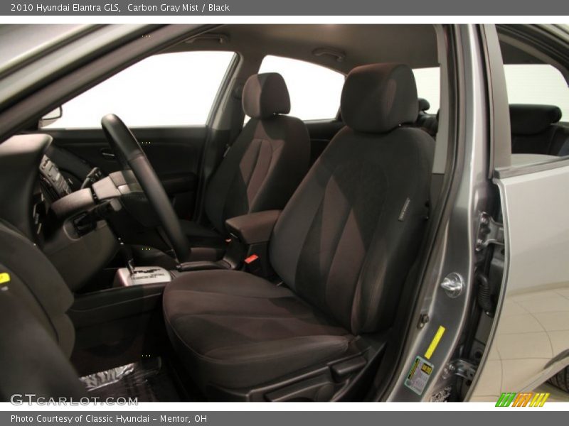 Carbon Gray Mist / Black 2010 Hyundai Elantra GLS