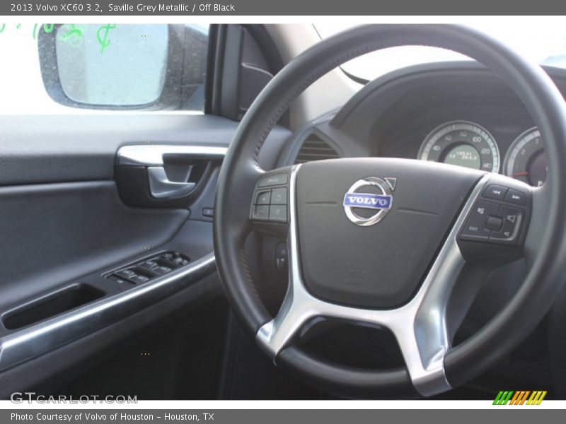 Saville Grey Metallic / Off Black 2013 Volvo XC60 3.2