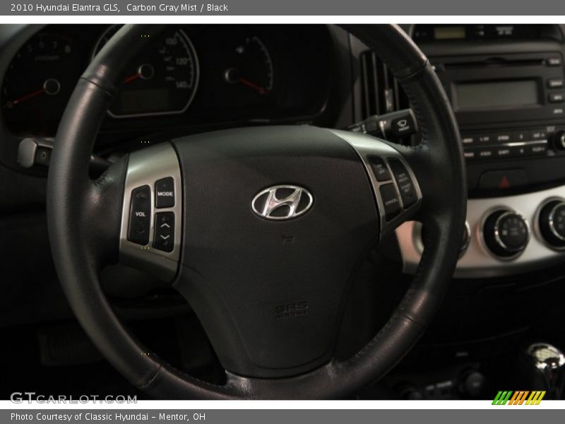 Carbon Gray Mist / Black 2010 Hyundai Elantra GLS