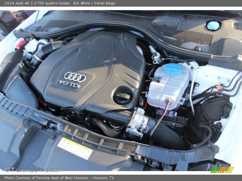Ibis White / Velvet Beige 2014 Audi A6 3.0 TDI quattro Sedan