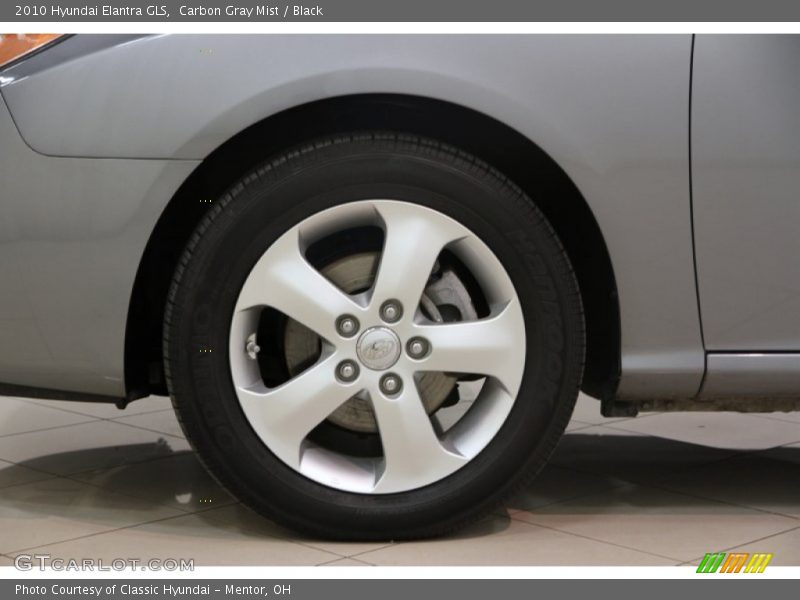 Carbon Gray Mist / Black 2010 Hyundai Elantra GLS