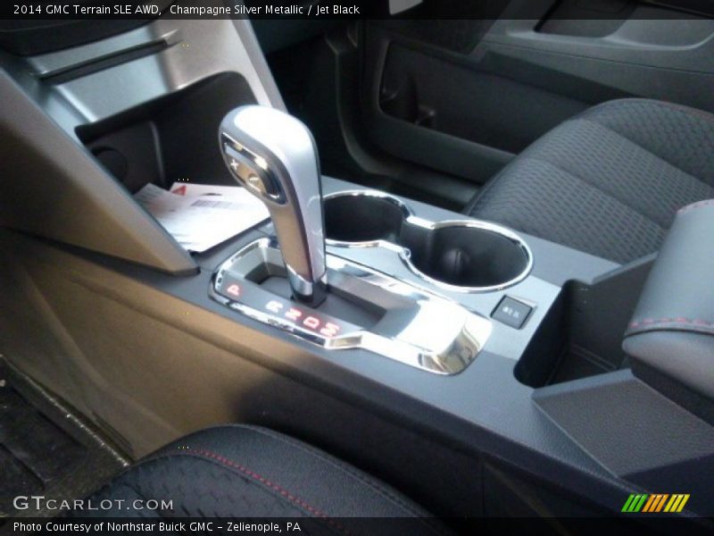Champagne Silver Metallic / Jet Black 2014 GMC Terrain SLE AWD