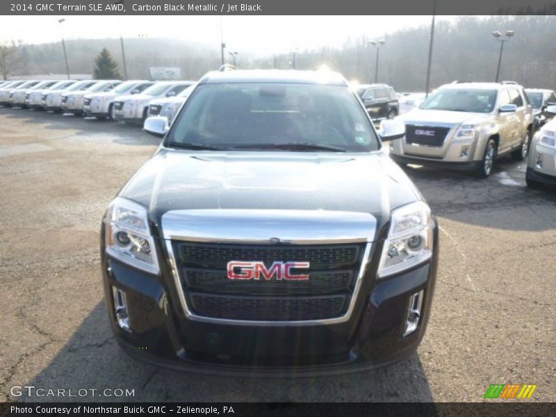 Carbon Black Metallic / Jet Black 2014 GMC Terrain SLE AWD
