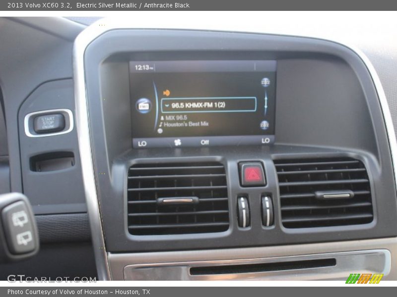 Electric Silver Metallic / Anthracite Black 2013 Volvo XC60 3.2