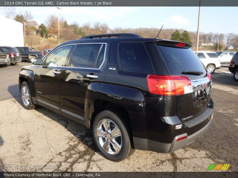 Carbon Black Metallic / Jet Black 2014 GMC Terrain SLE AWD