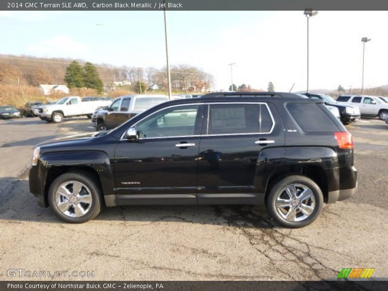 Carbon Black Metallic / Jet Black 2014 GMC Terrain SLE AWD