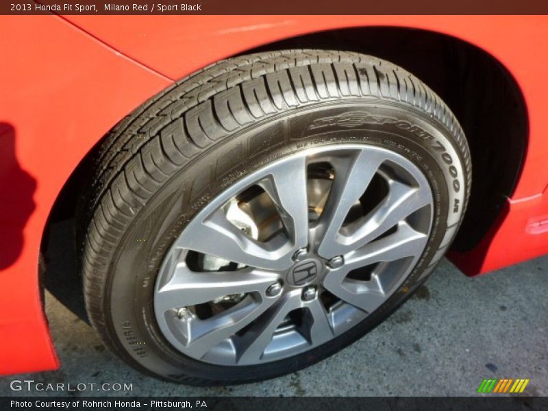 Milano Red / Sport Black 2013 Honda Fit Sport