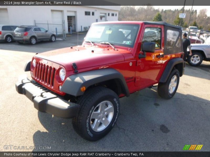 Flame Red / Black 2014 Jeep Wrangler Sport 4x4