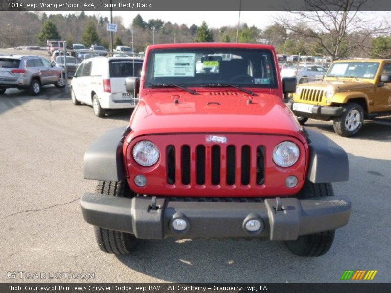 Flame Red / Black 2014 Jeep Wrangler Sport 4x4