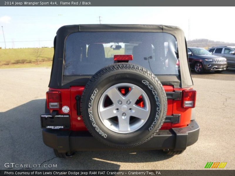 Flame Red / Black 2014 Jeep Wrangler Sport 4x4