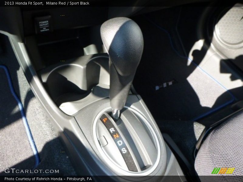 Milano Red / Sport Black 2013 Honda Fit Sport