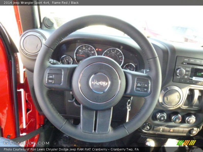 Flame Red / Black 2014 Jeep Wrangler Sport 4x4