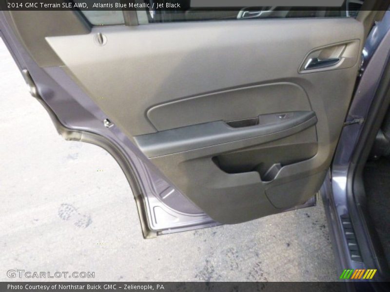 Atlantis Blue Metallic / Jet Black 2014 GMC Terrain SLE AWD