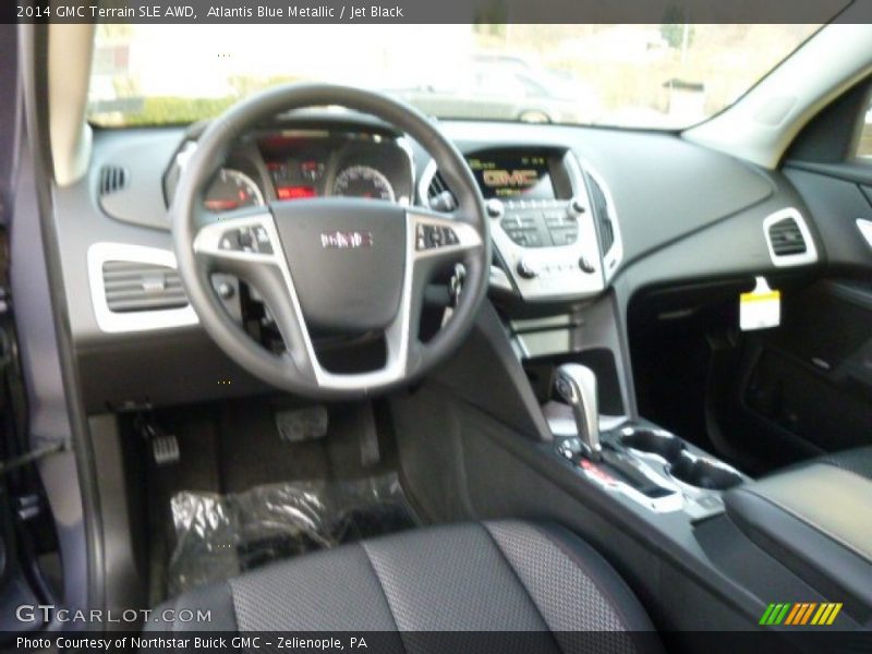 Atlantis Blue Metallic / Jet Black 2014 GMC Terrain SLE AWD