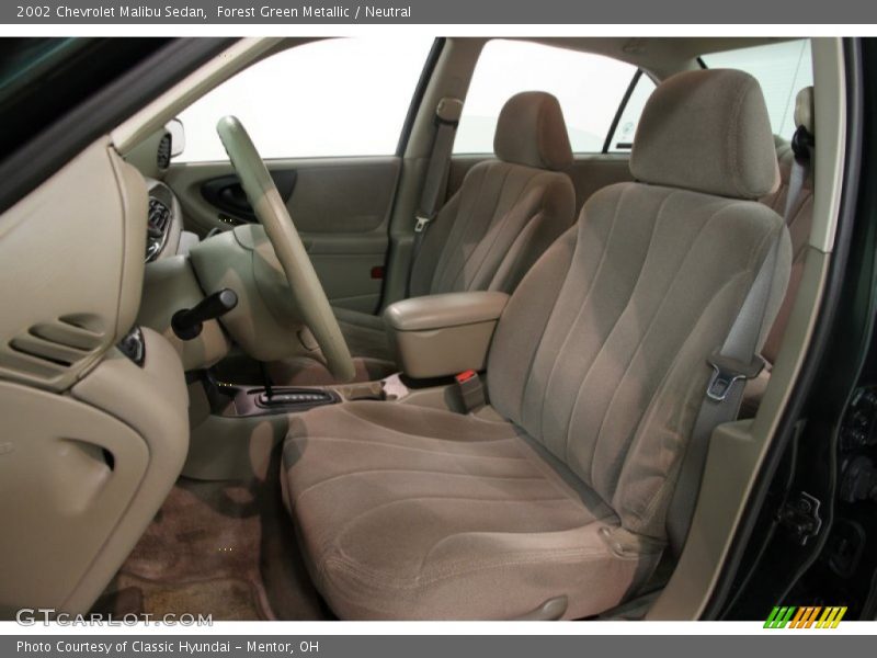 Forest Green Metallic / Neutral 2002 Chevrolet Malibu Sedan