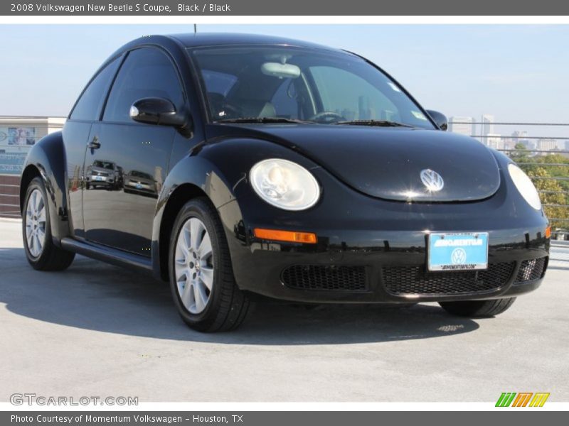 Black / Black 2008 Volkswagen New Beetle S Coupe