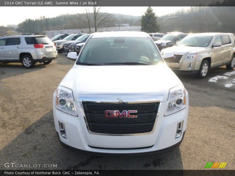 Summit White / Jet Black 2014 GMC Terrain SLE AWD