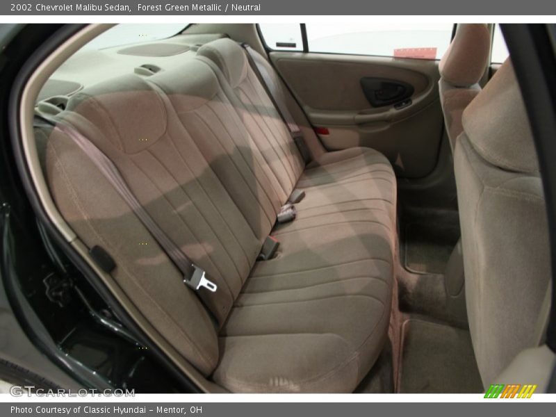 Forest Green Metallic / Neutral 2002 Chevrolet Malibu Sedan