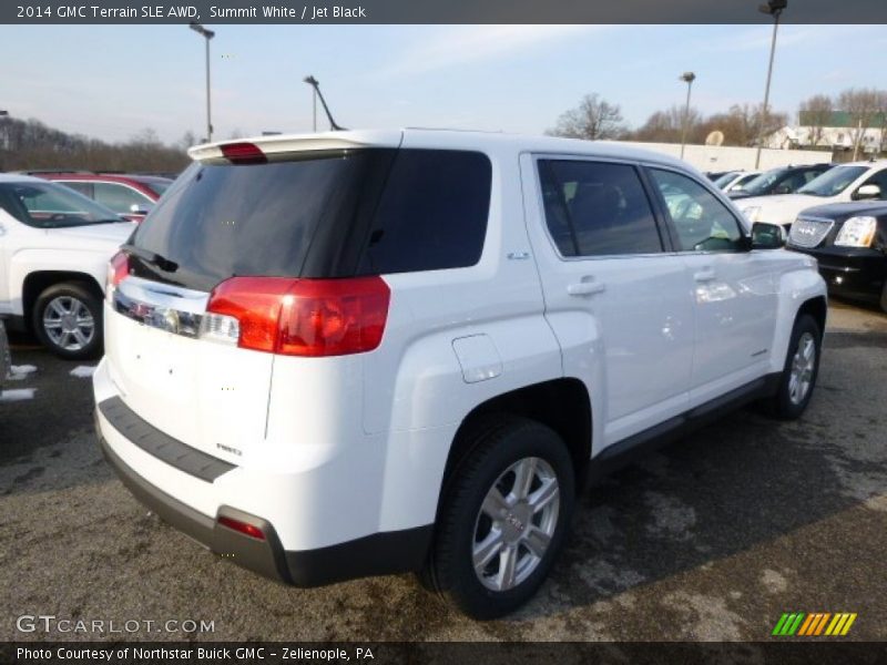 Summit White / Jet Black 2014 GMC Terrain SLE AWD