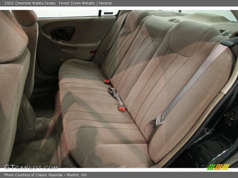 Forest Green Metallic / Neutral 2002 Chevrolet Malibu Sedan