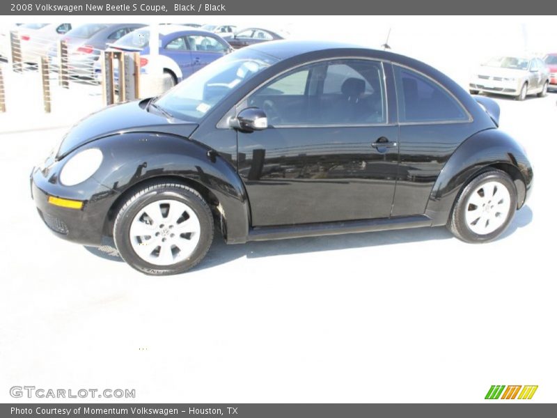 Black / Black 2008 Volkswagen New Beetle S Coupe