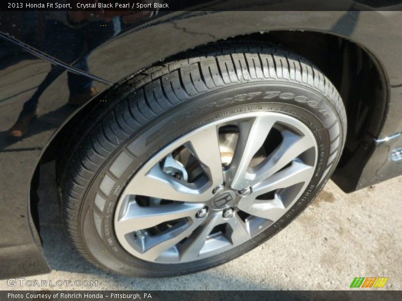 Crystal Black Pearl / Sport Black 2013 Honda Fit Sport