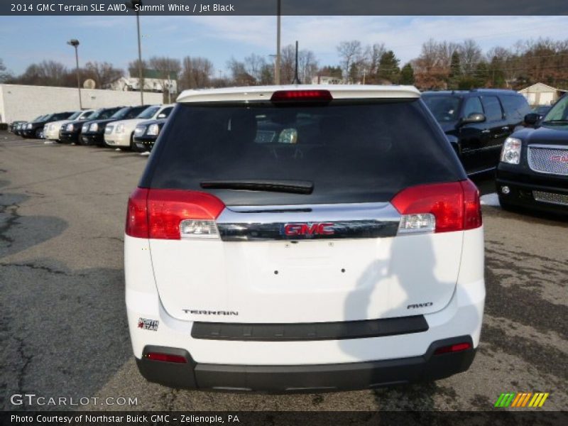 Summit White / Jet Black 2014 GMC Terrain SLE AWD