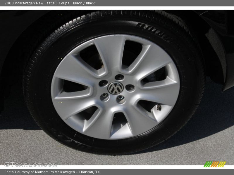 Black / Black 2008 Volkswagen New Beetle S Coupe