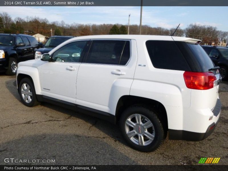 Summit White / Jet Black 2014 GMC Terrain SLE AWD